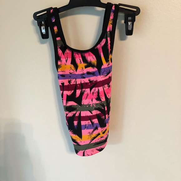 NWT ARIZONA BRAND GIRLS 2 PIECE SWIMWEAR SET MULTICOLOR Pink Size 4/5 UPF50 - Picture 1 of 8